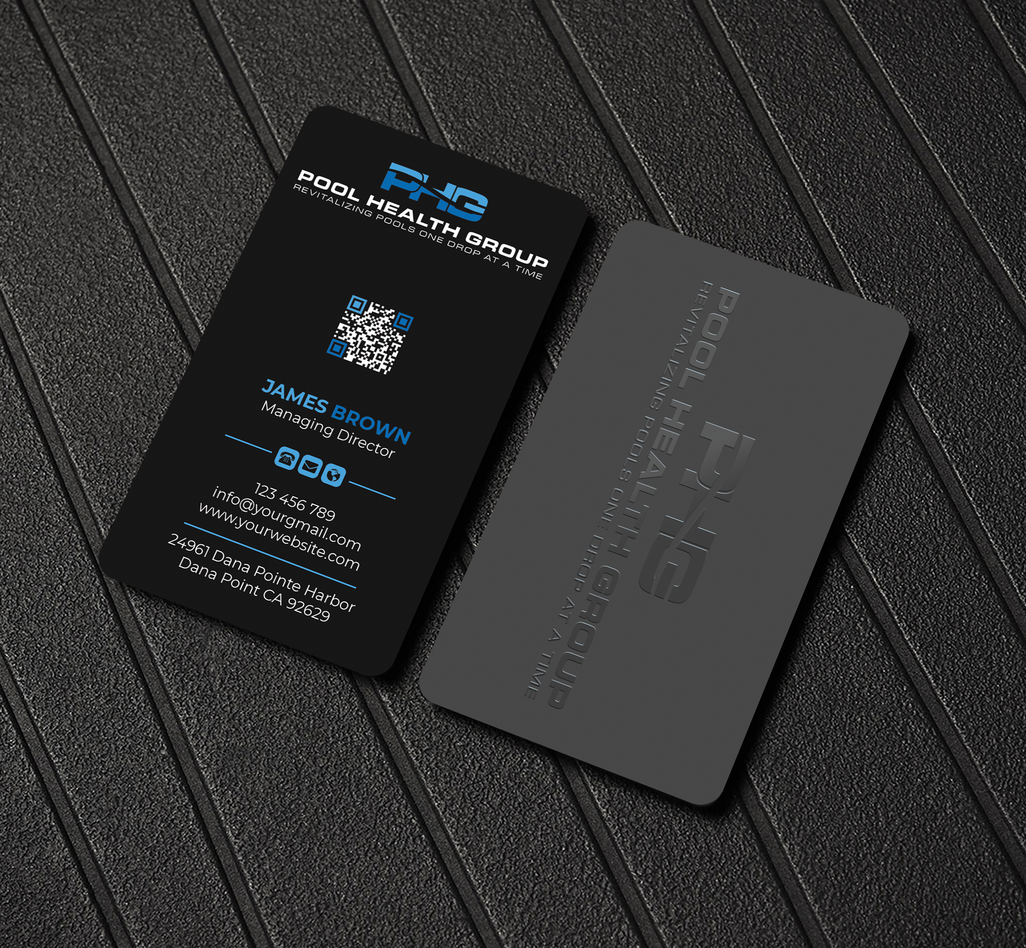 Business Card Design by Expert Bappy for Pool Health Group Inc | Design #32978950