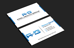 Business Card Design by DesignerShahadat for Pool Health Group Inc | Design: #32957220