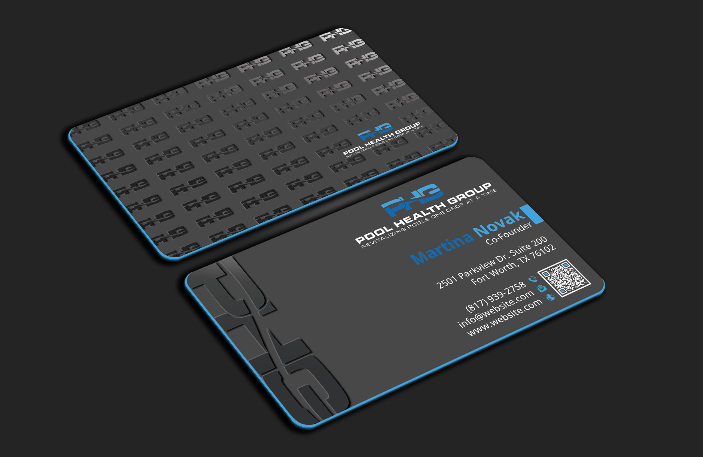 Design de Carte de Visite par DesignerShahadat pour Pool Health Group Inc | Design : #32964668