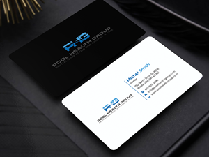 Business Card Design by Innovative Graphix for Pool Health Group Inc | Design: #32956291
