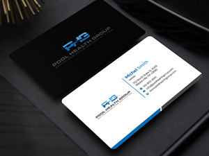 Business Card Design by Innovative Graphix for Pool Health Group Inc | Design: #32956292