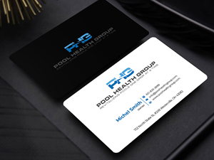 Business Card Design by Innovative Graphix for Pool Health Group Inc | Design: #32956368