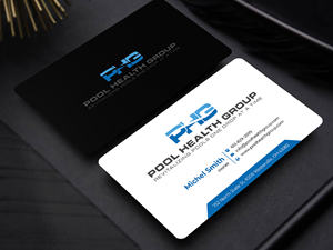 Visitenkarten-Design von Innovative Graphix für Pool Health Group Inc | Design: #32956606