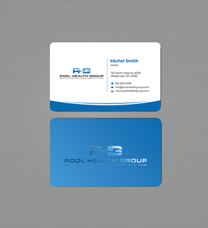 Visitenkarten-Design von Innovative Graphix für Pool Health Group Inc | Design: #32956803