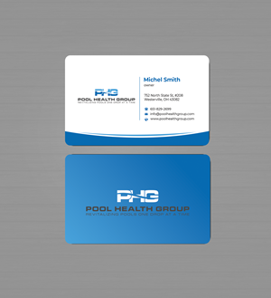 Visitenkarten-Design von Innovative Graphix für Pool Health Group Inc | Design: #32956804