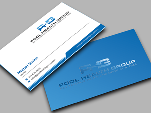 Business Card Design by Innovative Graphix for Pool Health Group Inc | Design: #32957352
