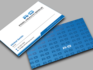 Business Card Design by Innovative Graphix for Pool Health Group Inc | Design: #32957353