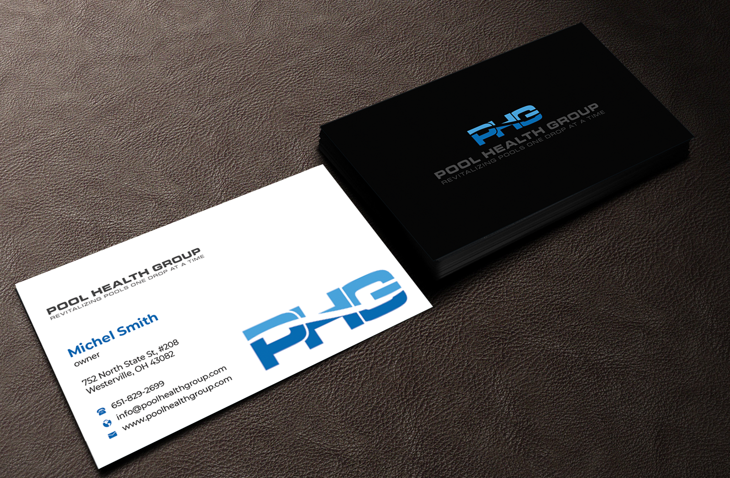 Business Card Design by Innovative Graphix for Pool Health Group Inc | Design #32957499