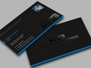Business Card Design by Innovative Graphix for Pool Health Group Inc | Design: #32958430