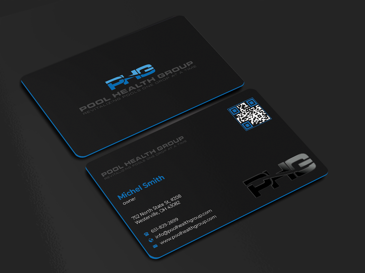 Business Card Design by Innovative Graphix for Pool Health Group Inc | Design #32958652