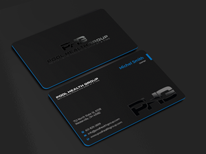 Business Card Design by Innovative Graphix for Pool Health Group Inc | Design: #32959385