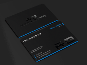 Business Card Design by Innovative Graphix for Pool Health Group Inc | Design: #32959391
