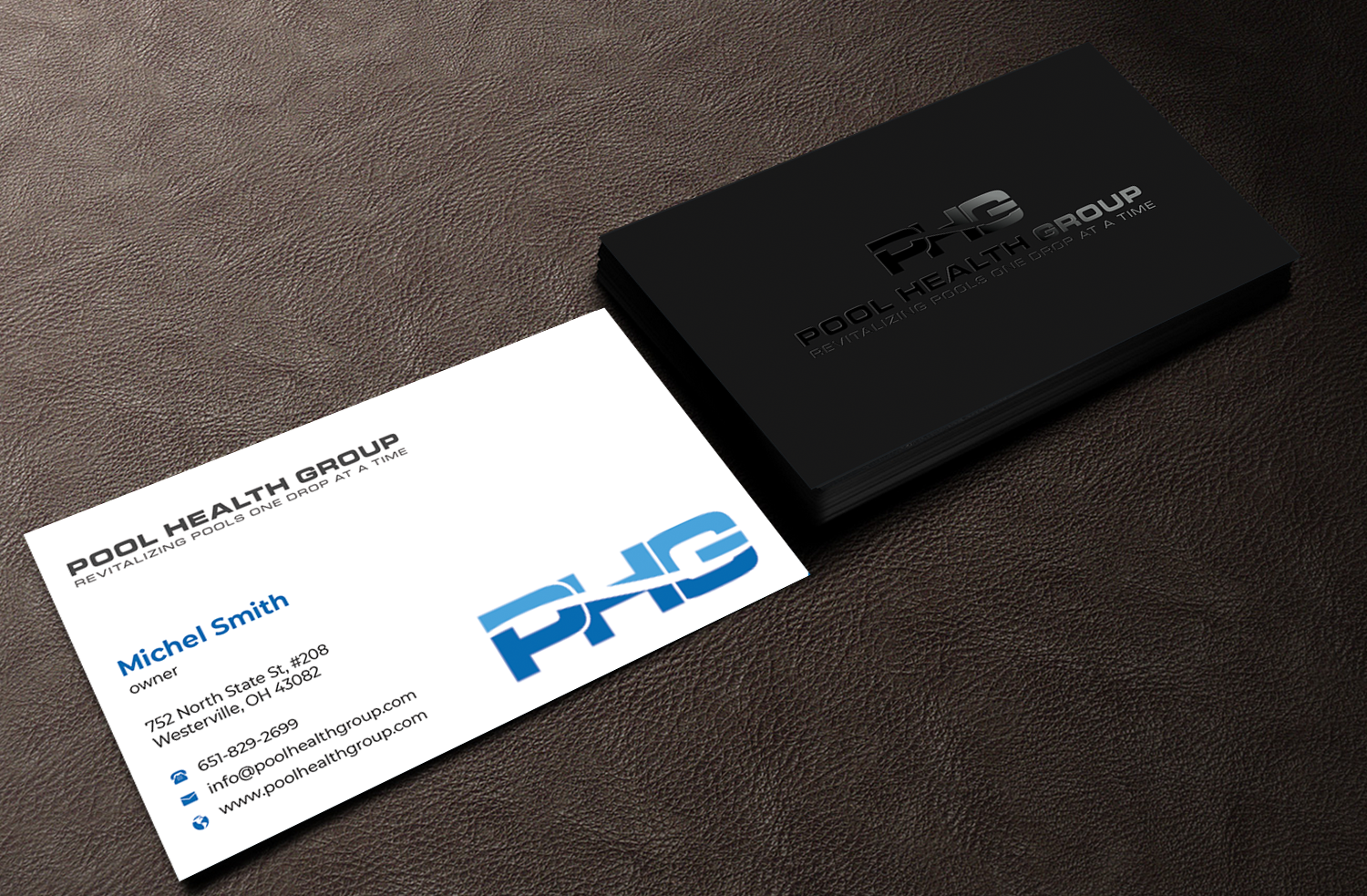 Business Card Design by Innovative Graphix for Pool Health Group Inc | Design #32959541