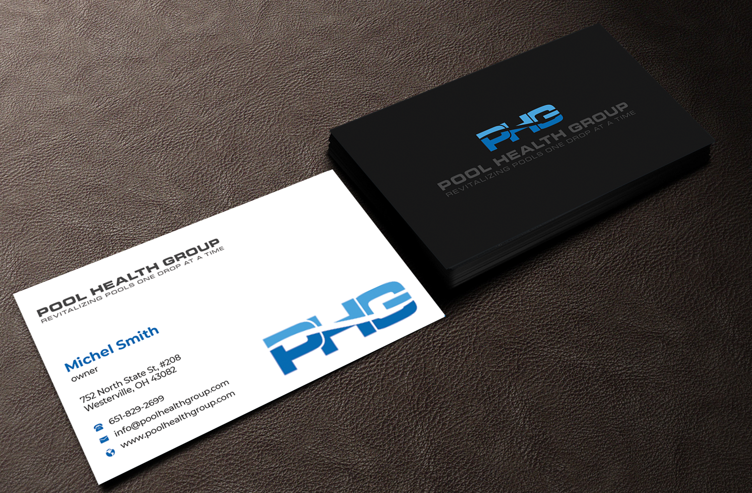Business Card Design by Innovative Graphix for Pool Health Group Inc | Design #32959542