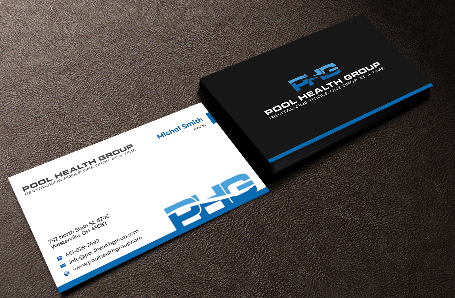 Business Card Design by Innovative Graphix for Pool Health Group Inc | Design #32959600
