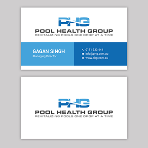 Design de Carte de Visite par YourLogoMaster pour Pool Health Group Inc | Design : #32958598