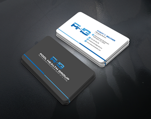 Business Card Design by artbitin for Pool Health Group Inc | Design: #32968322