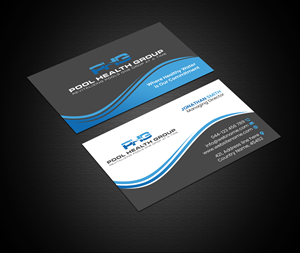 Business Card Design by Creations Box 2015 for Pool Health Group Inc | Design: #32957575