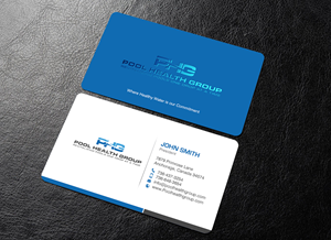 Business Card Design by chandrayaan.creative for Pool Health Group Inc | Design: #32969791