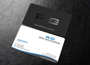 Business Card Design by chandrayaan.creative for Pool Health Group Inc | Design: #32969853