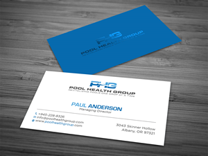 Business Card Design by Tripti Ranjan Gain for Pool Health Group Inc | Design: #32958251