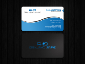 Business Card Design by Tripti Ranjan Gain for Pool Health Group Inc | Design: #32958254
