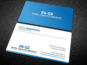 Business Card Design by Tripti Ranjan Gain for Pool Health Group Inc | Design: #32958260