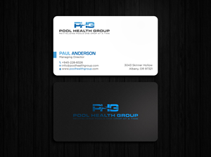 Business Card Design by Tripti Ranjan Gain for Pool Health Group Inc | Design: #32958261