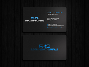 Business Card Design by Tripti Ranjan Gain for Pool Health Group Inc | Design: #32958270
