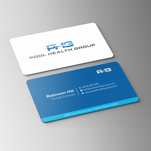 Business Card Design by Bikash Das for Pool Health Group Inc | Design: #32961132