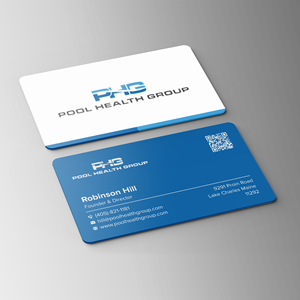Business Card Design by Bikash Das for Pool Health Group Inc | Design: #32961233