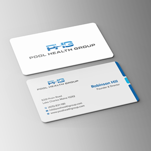 Business Card Design by Bikash Das for Pool Health Group Inc | Design: #32962741