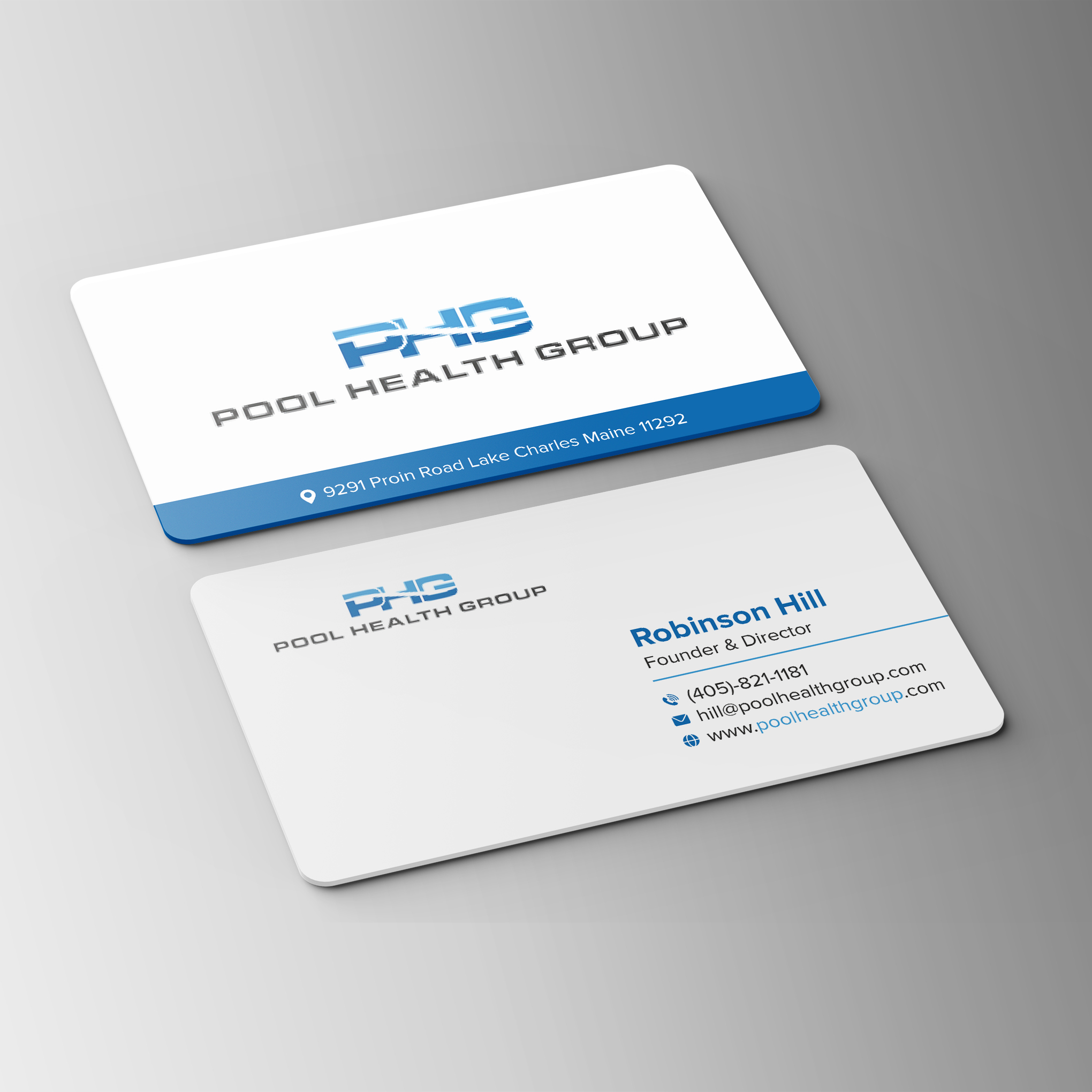 Business Card Design by Bikash Das for Pool Health Group Inc | Design #32962877