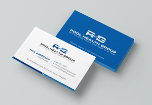 Business Card Design by Uttom 2 for Pool Health Group Inc | Design: #32957320