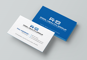 Business Card Design by Uttom 2 for Pool Health Group Inc | Design: #32957321