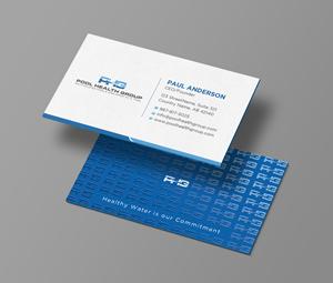 Business Card Design by Uttom 2 for Pool Health Group Inc | Design: #32957464