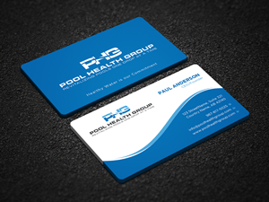Visitenkarten-Design von Uttom 2 für Pool Health Group Inc | Design: #32961190