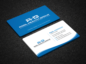 Visitenkarten-Design von Uttom 2 für Pool Health Group Inc | Design: #32961194