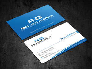 Visitenkarten-Design von Uttom 2 für Pool Health Group Inc | Design: #32961222