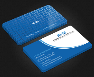 Design de Carte de Visite par Uttom 2 pour Pool Health Group Inc | Design : #32961276