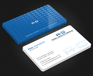 Design de Carte de Visite par Uttom 2 pour Pool Health Group Inc | Design : #32961280