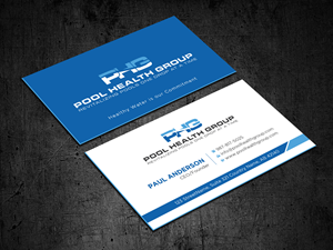 Design de Carte de Visite par Uttom 2 pour Pool Health Group Inc | Design : #32961292