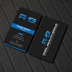 Business Card Design by Ekramul Hossen 2 for Pool Health Group Inc | Design: #32969130