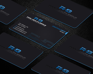 Business Card Design by Imagine design000 for Pool Health Group Inc | Design: #32955326