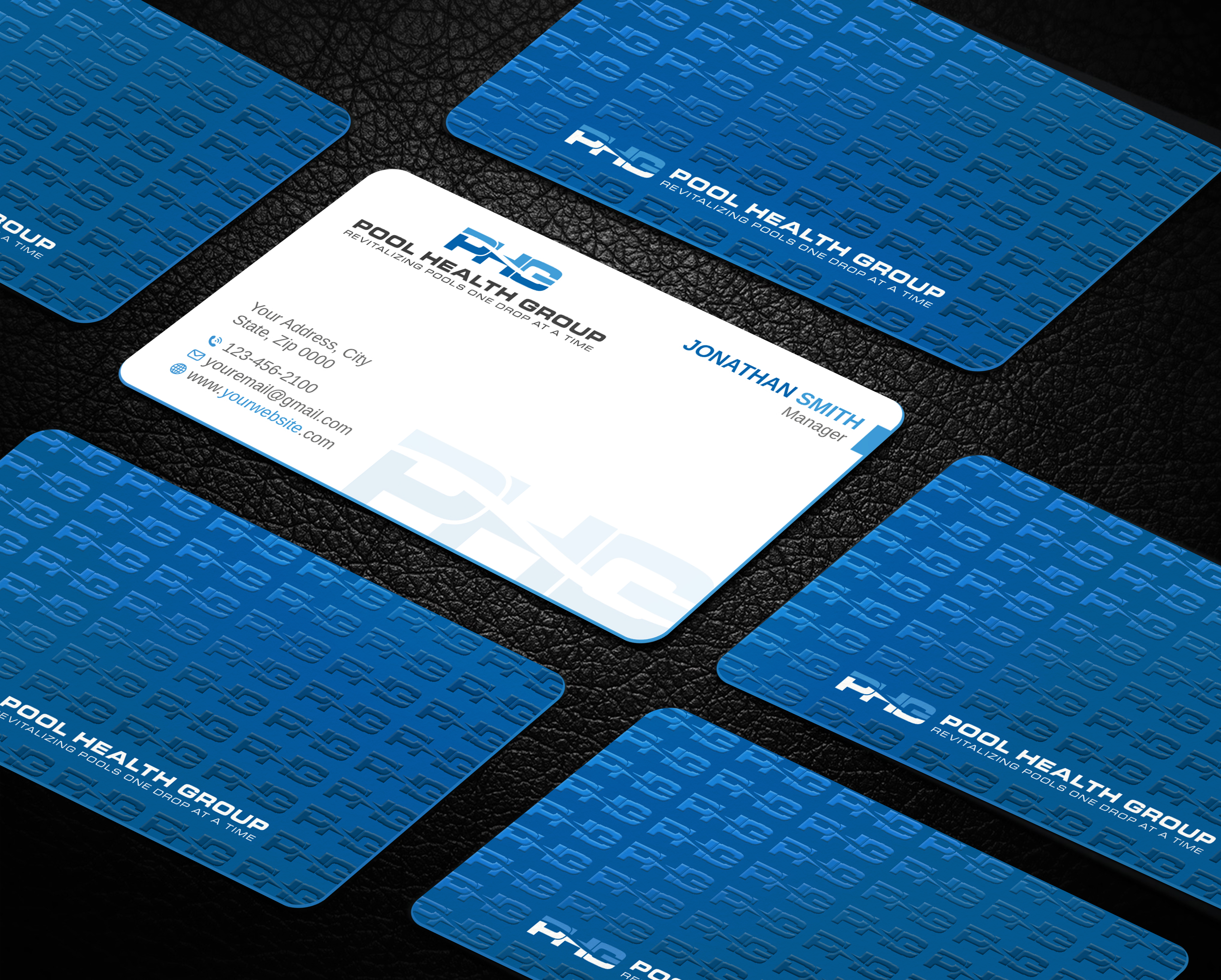 Business Card Design by Imagine design000 for Pool Health Group Inc | Design #32955327