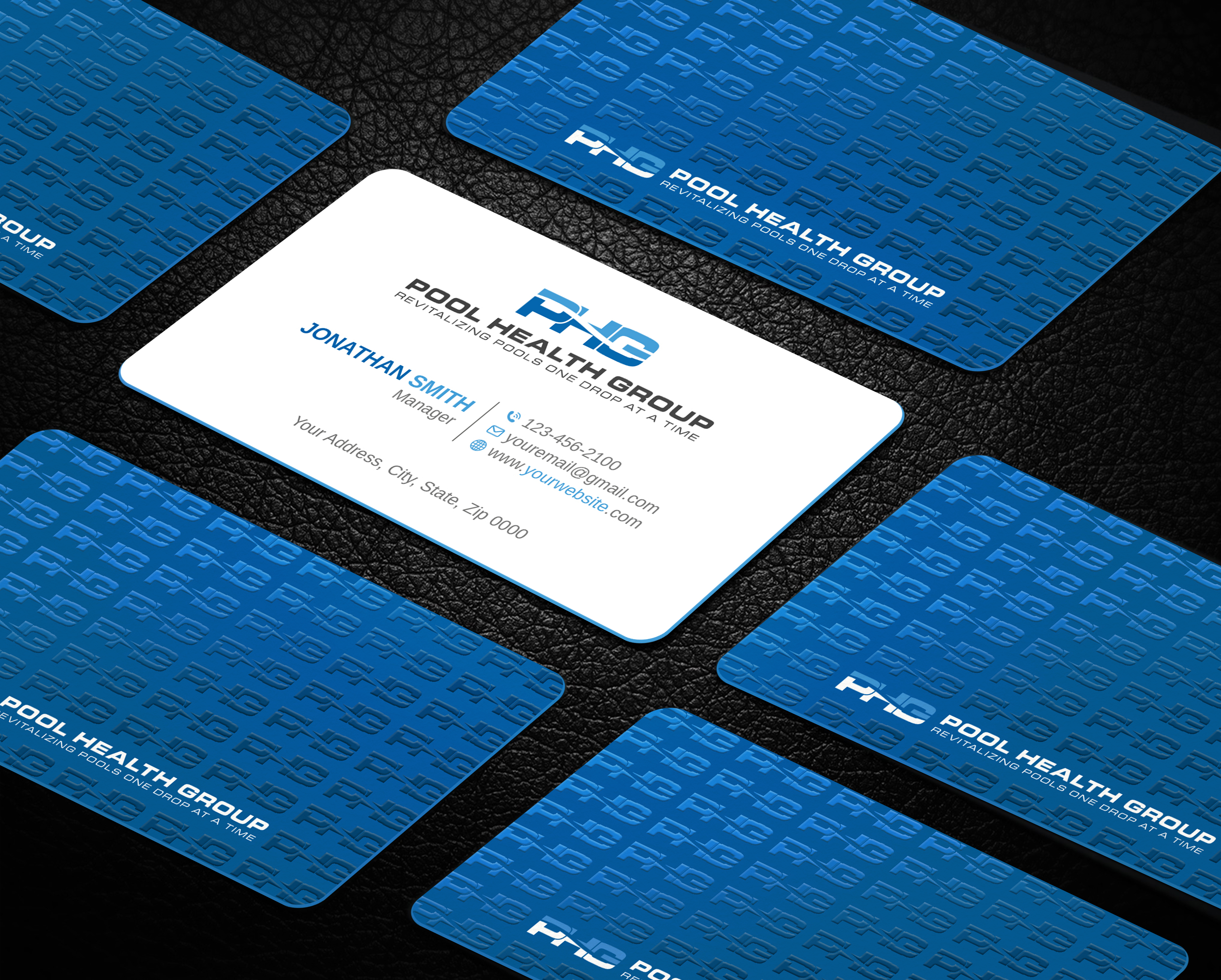 Business Card Design by Imagine design000 for Pool Health Group Inc | Design #32955328