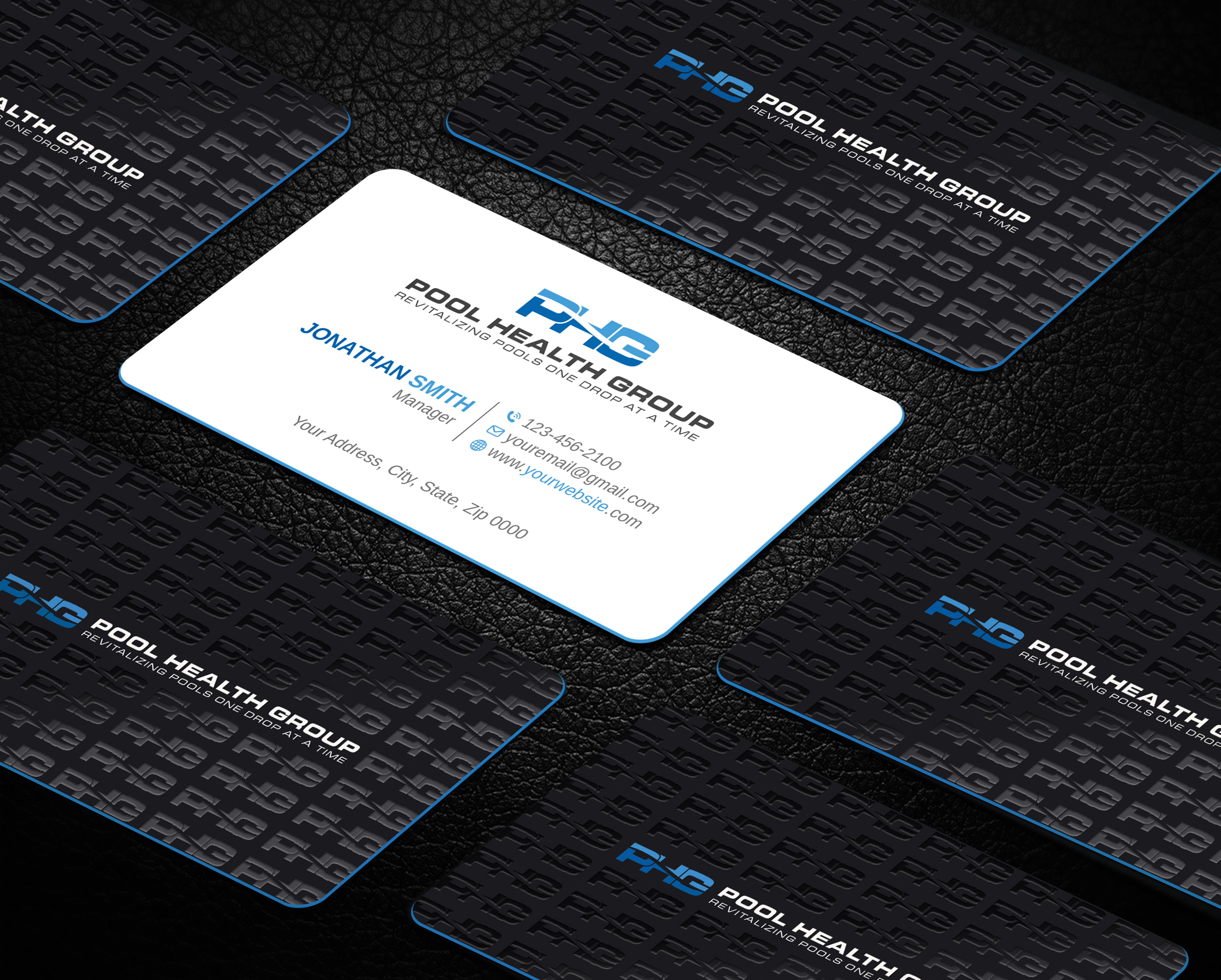 Business Card Design by Imagine design000 for Pool Health Group Inc | Design #32955330