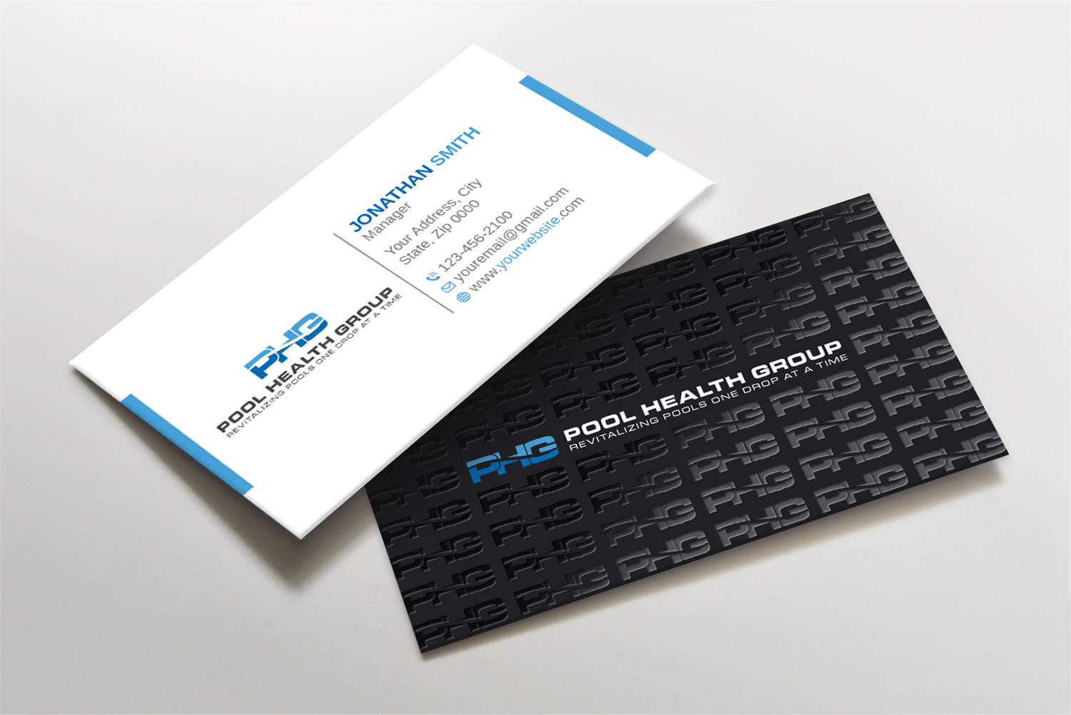 Business Card Design by Imagine design000 for Pool Health Group Inc | Design #32955853