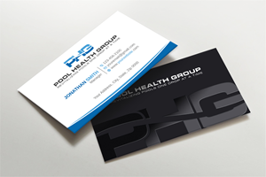Business Card Design by Imagine design000 for Pool Health Group Inc | Design: #32955861