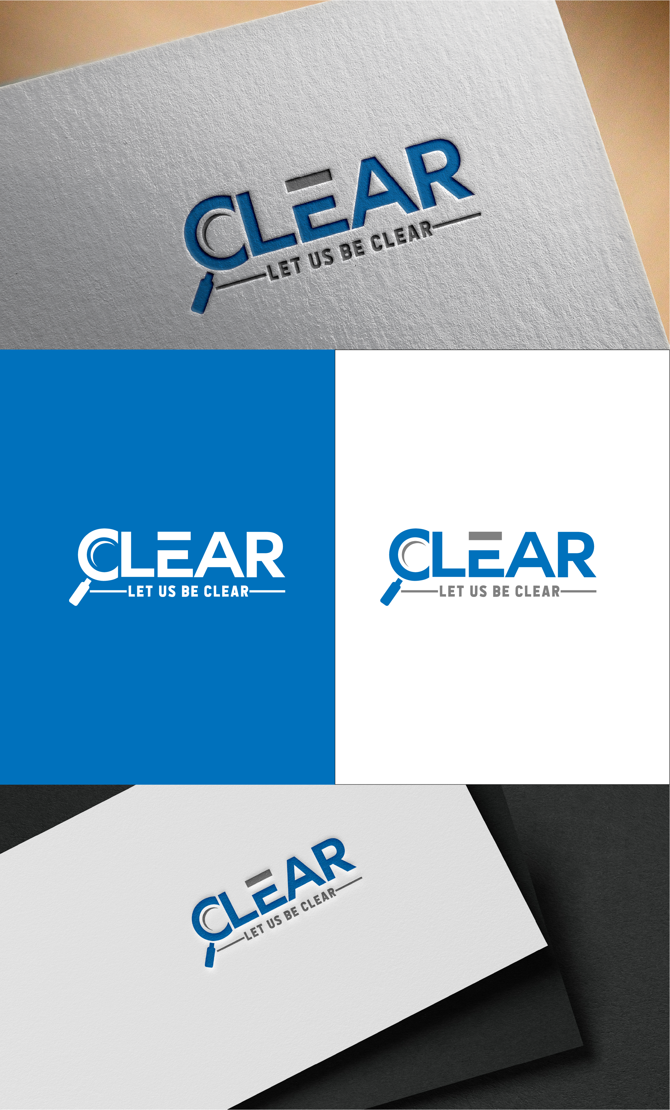 Bold, Modern Logo Design for CLEAR with a tagline of 